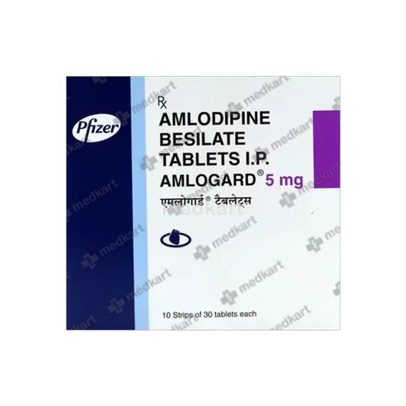 amlogard 5mg tablet 30's